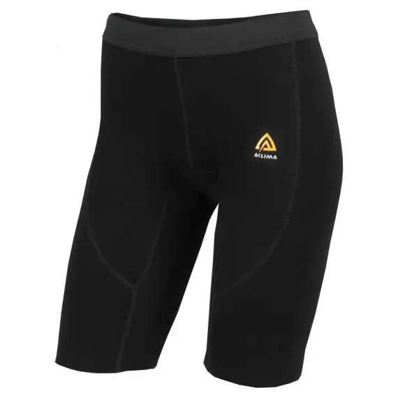 Uitverkoop Aclima WarmWool Shorts (Long) Woman, Jet Black - XS