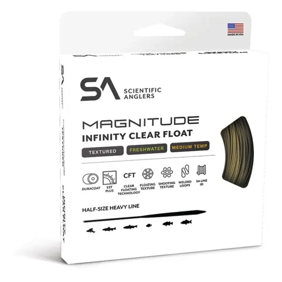 Gereduceerde Prijs SA Magnitude Infinity Buckskin 10' Clear Tip - #6