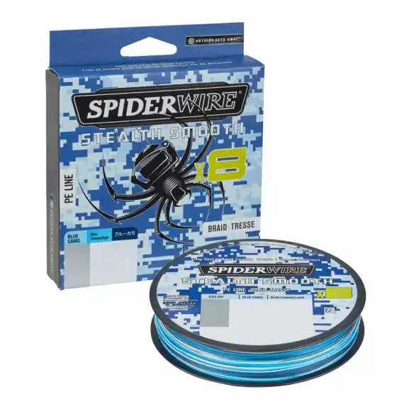 SpiderWire Stealth Smooth 150m Blue Camo, 0.39mm Goedkoop