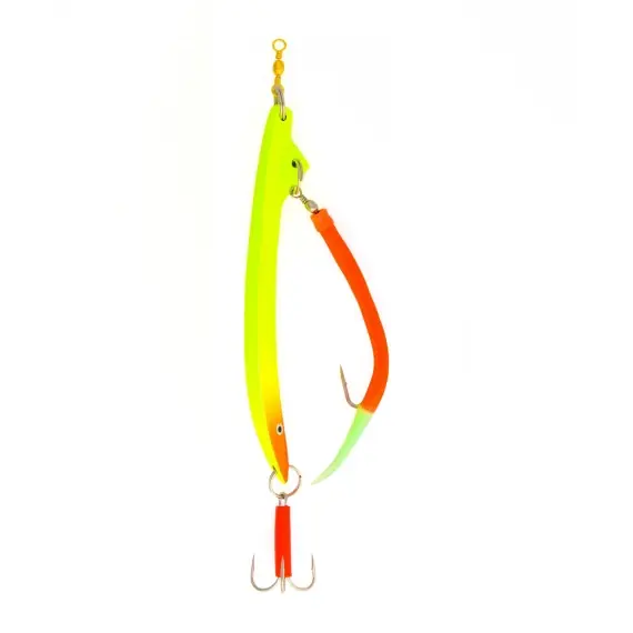 Fladen Banana Pilk With Rubber Mac 200g - Silver Meest Verkocht