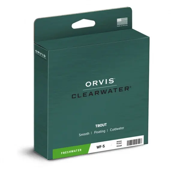 Direct Beschikbaar Orvis Clearwater Trout, WF 6 F, Light Yellow/Dark Yellow
