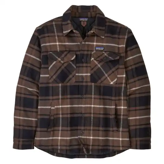 Patagonia M's LW Insulated Fjord Flannel Shirt OMBN - S Betaalbaar