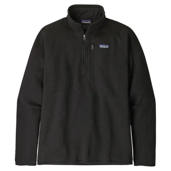 Patagonia M's Better Sweater 1/4 Zip Black - S Fabrieksprijs