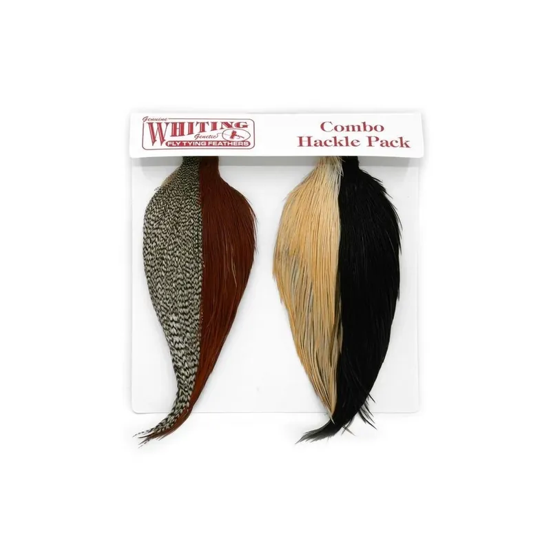 Premium Whiting Introductory Hackle Pack - Four 1/2 Capes