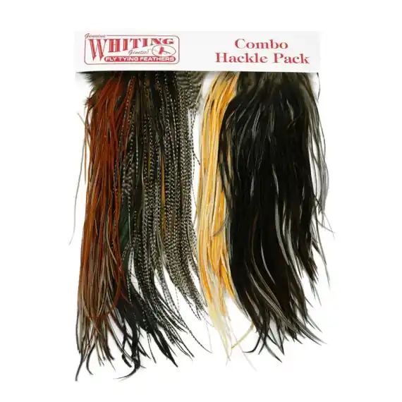Laatste Versie Whiting Introductory Hackle Pack - Four 1/2 Saddles