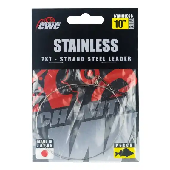 Direct Verzonden CWC 7x7 Finesse Wire Leader 10'' 25lbs - 2pcs
