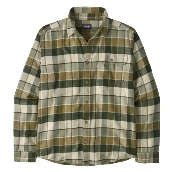 Gratis Retour Patagonia M's L/S LW Fjord Flannel Shirt ROGN - XXL