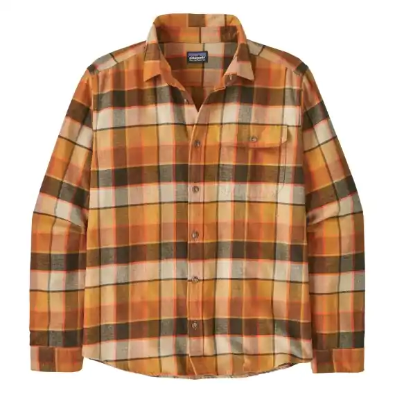 Gereduceerde Prijs Patagonia M's L/S LW Fjord Flannel Shirt ROTB - S