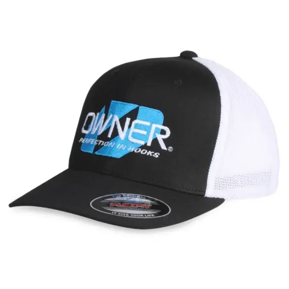 Owner Cap Flexfit Trucker - Black / White Dagaanbieding