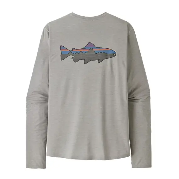 Premium Patagonia M's L/S Cap Cool Sun Shirt Fitz Roy Trout CGSX - XL