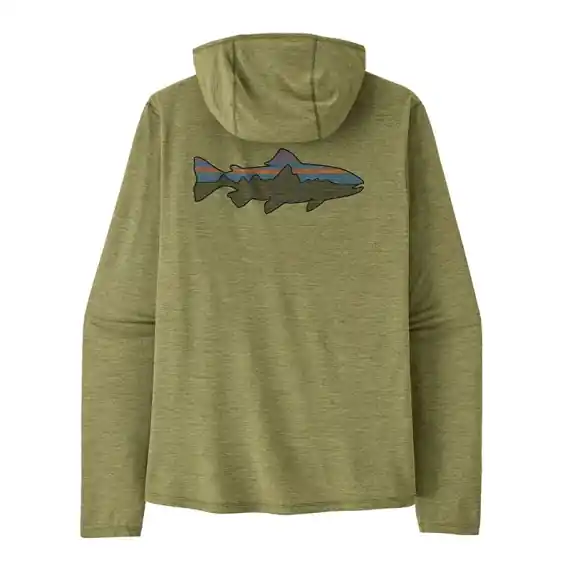 Patagonia M's Cap Cool Sun Hoody Fitz Roy Trout CGBX - L Gratis Retour