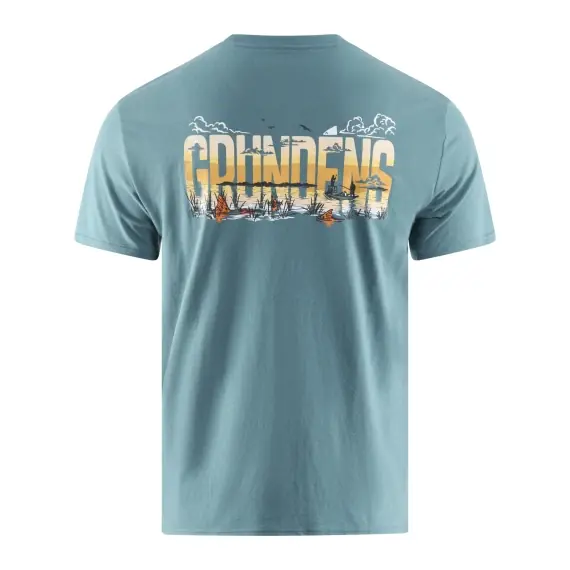 Dagaanbieding Grundéns Redfish Flats SS T-Shirt Urchin - L
