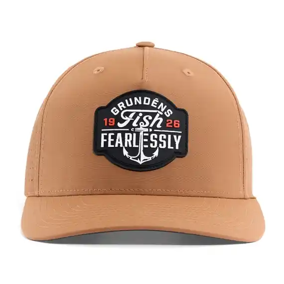 Grundéns Fish Fearlessly Vented Hat Clay Nieuw