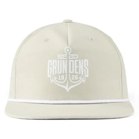 Grundéns Logo Anchor Rope Trucker Oyster Flitsaanbieding