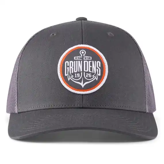 Exclusieve Aanbieding Grundéns Logo Anchor Trucker Charcoal