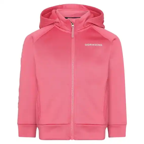 Didriksons Corin Kids Full-Zip Dusty Azalea - 110 Voordeelprijs
