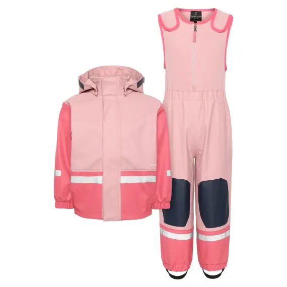 Hete Deal Didriksons Boardman Kids Set Soft Pink - 140