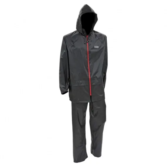 DAM Protec Rainsuit, Black - M Express Levering