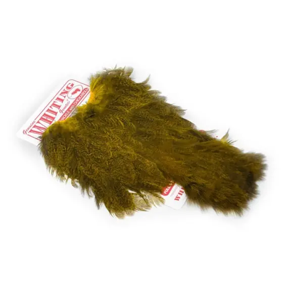 Exclusieve Aanbieding Whiting Coq De Leon Hen SH/C Speckled dyed Yellow