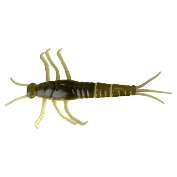 Finale Uitverkoop Savage Gear LB 3D PVC Mayfly 50mm Black 8pcs