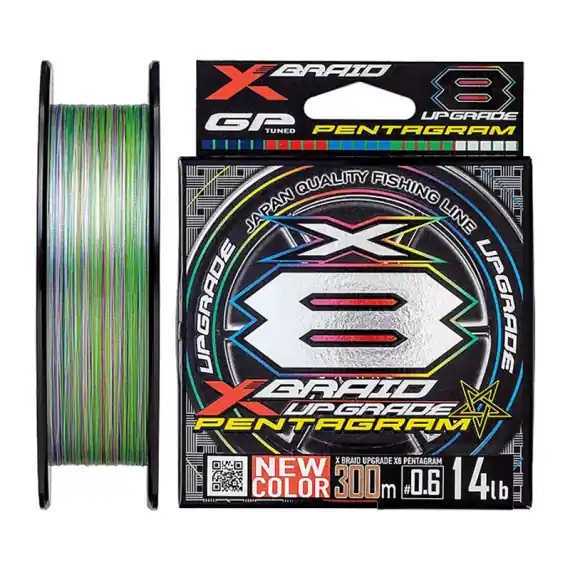 YGK X-Braid Upgrade X8 Pentagram 150m – 0,205mm Voordeelprijs