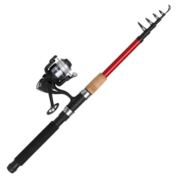DAM Fighter Pro Combo Tele Spin - 210cm 10-30g 6pcs, 20FD Rechtstreeks Van De Fabrikant