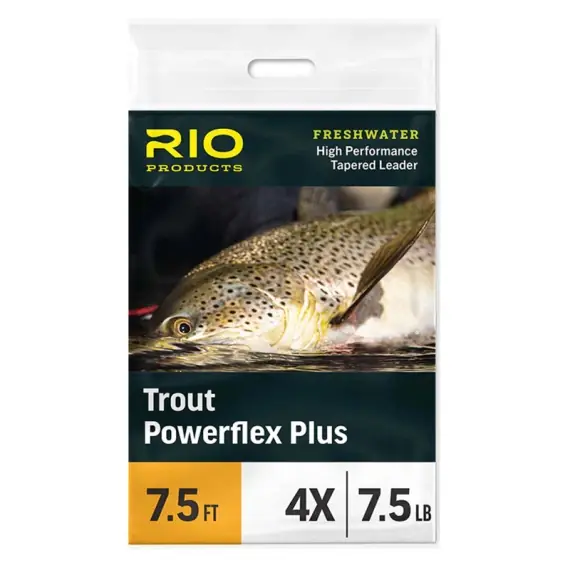 RIO Powerflex Plus Leaders 12' - 3X 9lb Snelle Levering