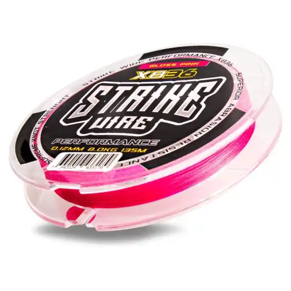 Uitverkoop Strike Wire Performance 836 0,16mm/11kg -135m, Gloss Pink