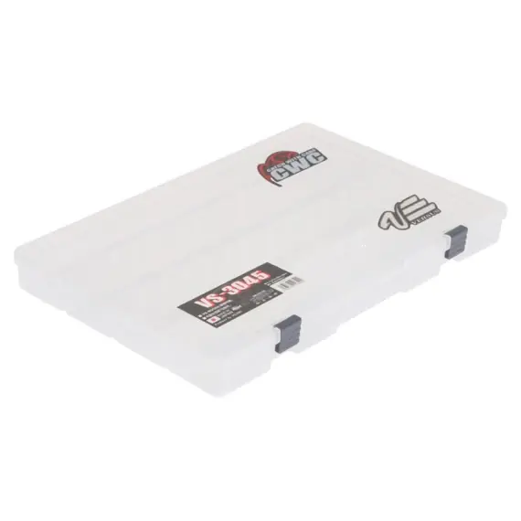 Meiho Betesbox, Justerbara Fack, 410x264x43mm - Clear Exclusieve Aanbieding