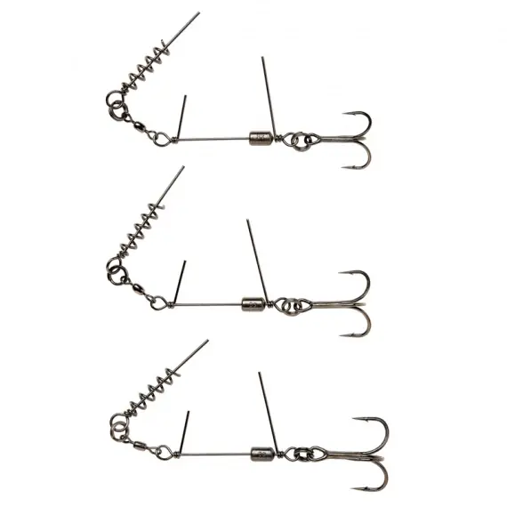 Savage Gear SS Corkscrew Stinger 3G 1X #1 35kg Red + BN Diameter (2pcs) Express Levering
