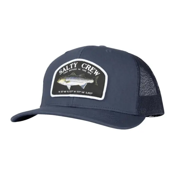 Salty Crew Striper Retro Trucker Navy Beperkte Voorraad