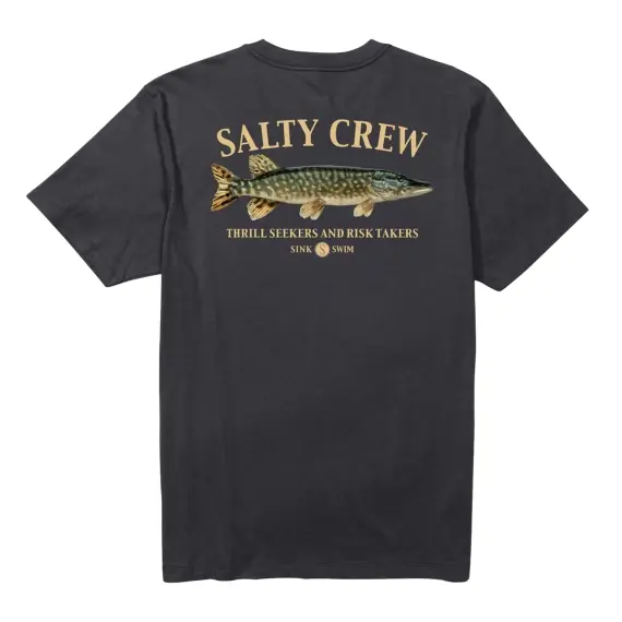 Salty Crew Euro Pike S/S Tee Black - S Laatste Versie