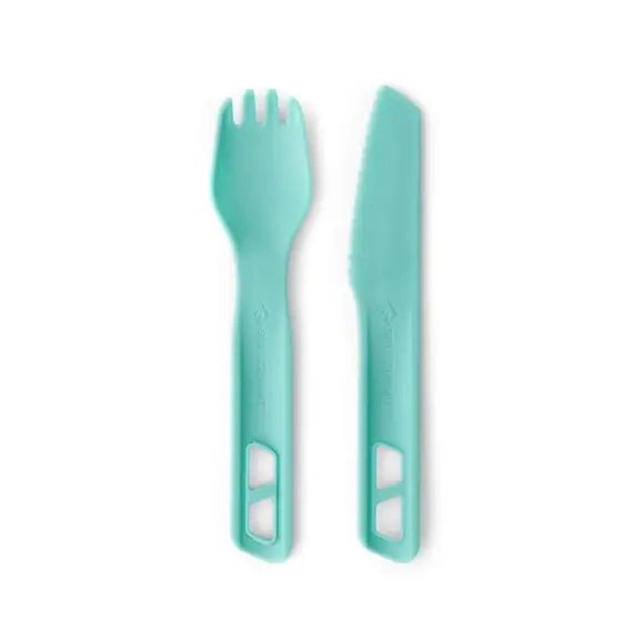 Sea To Summit Passage Cutlery Set 2pcs Blue Beperkt Aanbod