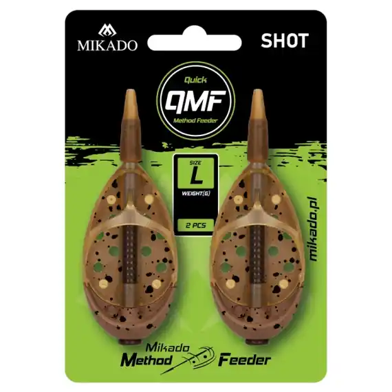 Mikado Method Feeder Shot Q.M.F. System L (2pcs) - 30g Voordeelprijs