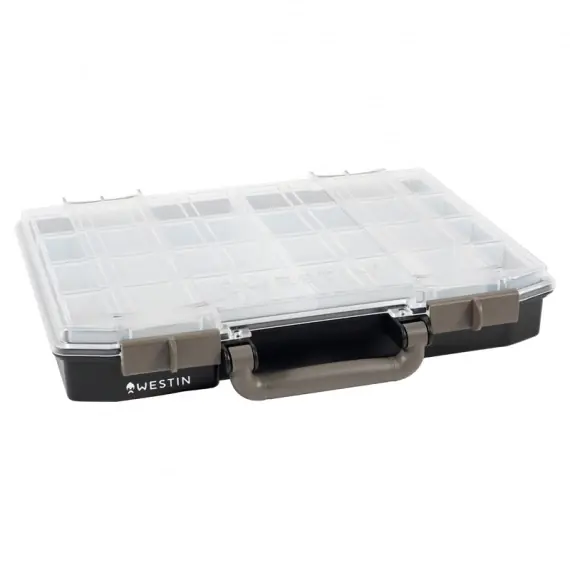 Gratis Retour Westin W6 Lure Vault 57x337x278 Incl. 10 inserts Black/Clear
