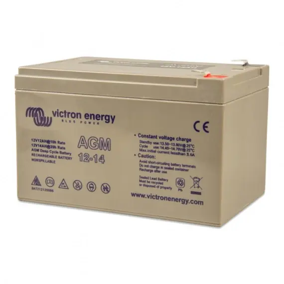 Victron Energy 12V/14Ah AGM Deep Cycle Battery Finale Uitverkoop