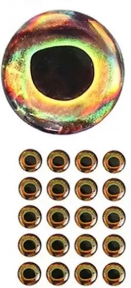 Semperfli 5mm 3D Epoxy Eyes Bloodshot Tijdelijk Beschikbaar