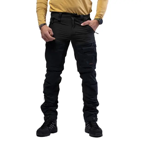Snelle Levering Beyond Nordic BN002 v2 M's Zip-Off Hiking Pants Black - XS