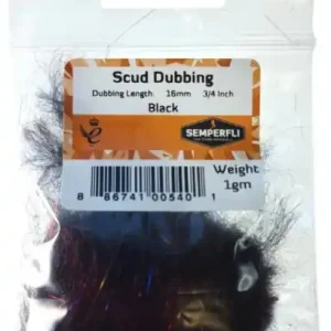 Semperfli Scud Dubbing - Black Bestseller