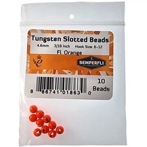 Must-Have Semperfli Tungsten Slotted Beads 1,5mm - Copper