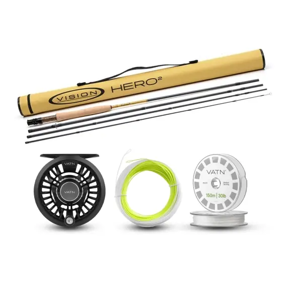 Vision Trout HERO² Allround Taper+ Flugset - 9' #4 Beperkte Voorraad
