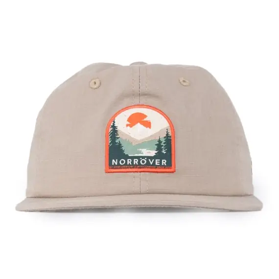 SQRTN Goods 6-Panel Cap Khaki Exclusieve Aanbieding