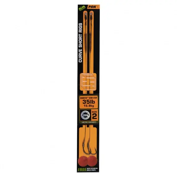 Fox Edges Curve Short Fluoro D-Rig 2 - 30lb Illusion (2pcs) Koop Online