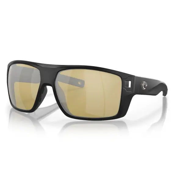 Costa Diego Matte Black - Sunrise Silver Mirror 580G Snelle Levering