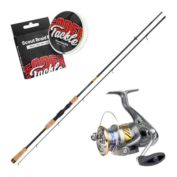 Gratis Retour Daiwa Laguna XT Spin 8'0'' 2pc 15-50g Combo
