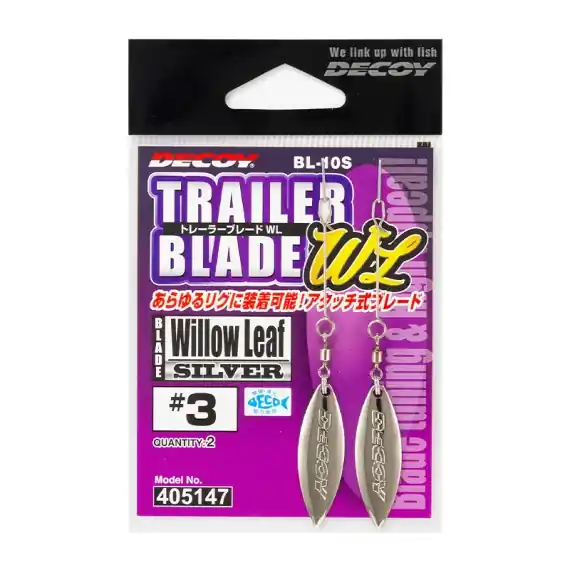 Decoy BL-10S Trailer Blade WL Silver - #3 Koop Vandaag