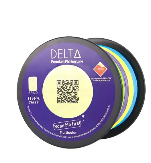 Weekendaanbieding DELTA Teflon X8 Braid Multicolour 0.269mm 36 LBS 150m