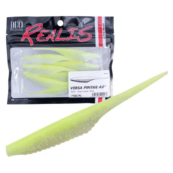 DUO Realis Versa Pintail 4'' - Chartreuse Shad Weekendaanbieding