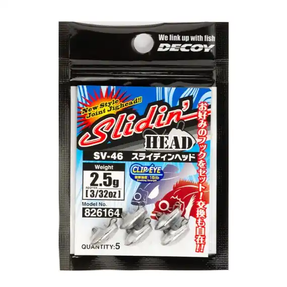 Decoy SV-46 Slidin Head - #1.5g Gereduceerde Prijs