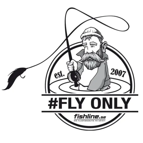 Fishline FLY ONLY sticker Speciale Aanbieding
